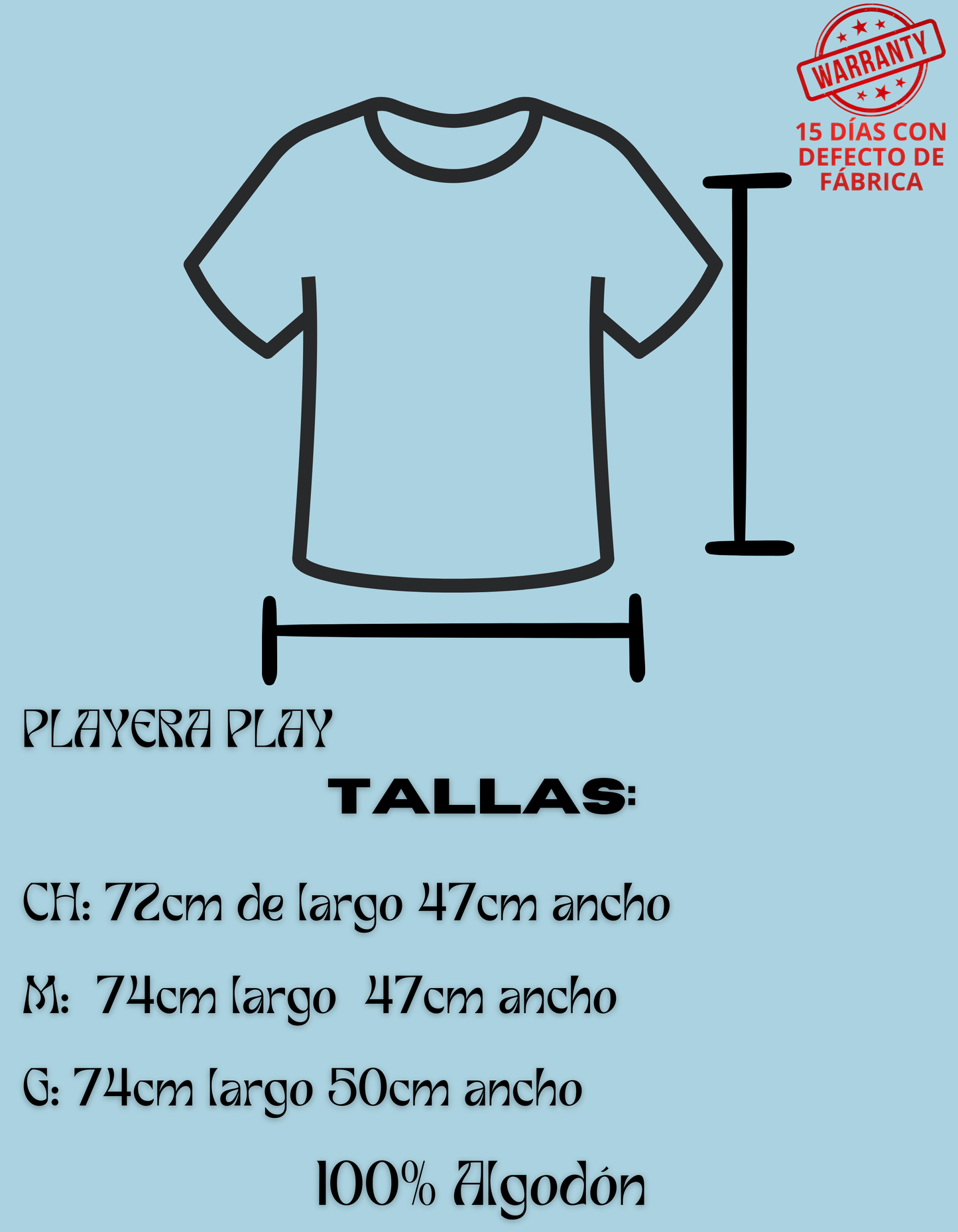 playera hombre "Play"