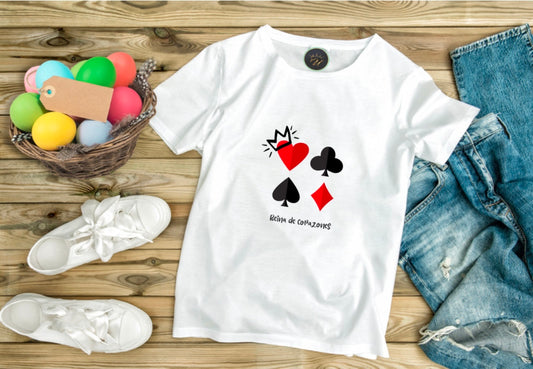 Playera para mujer: “Reina de corazones”